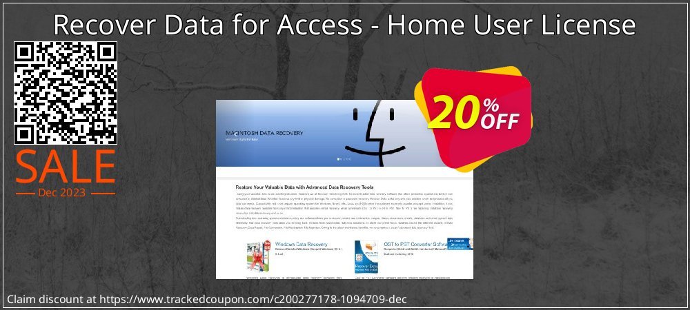 Recover Data for Access - Home User License coupon on World Password Day offering discount