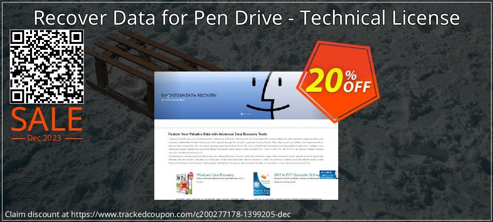 Recover Data for Pen Drive - Technical License coupon on National Walking Day offer