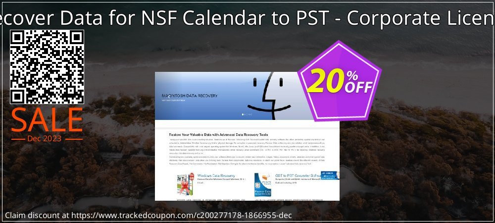 Recover Data for NSF Calendar to PST - Corporate License coupon on National Walking Day offering discount