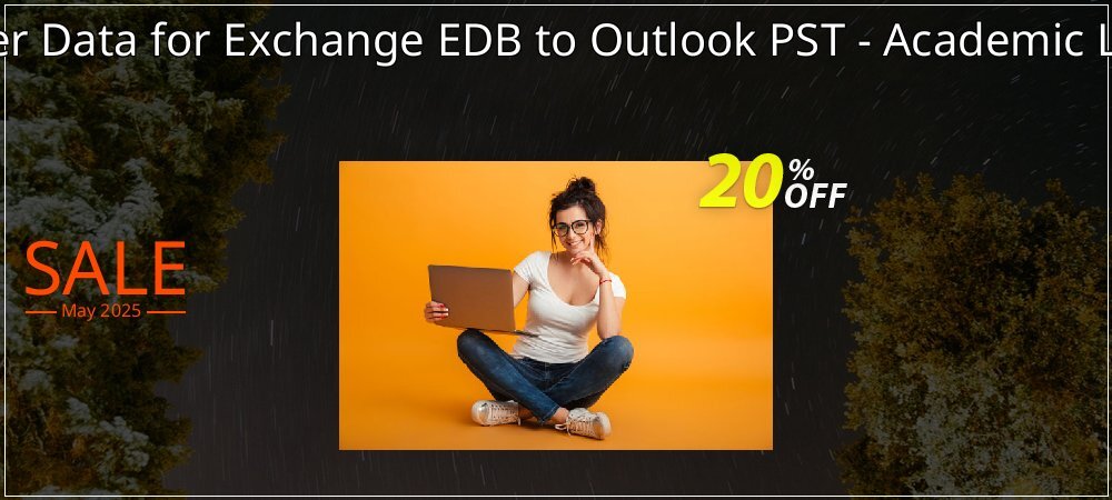 Recover Data for Exchange EDB to Outlook PST - Academic License coupon on National Pizza Party Day offer