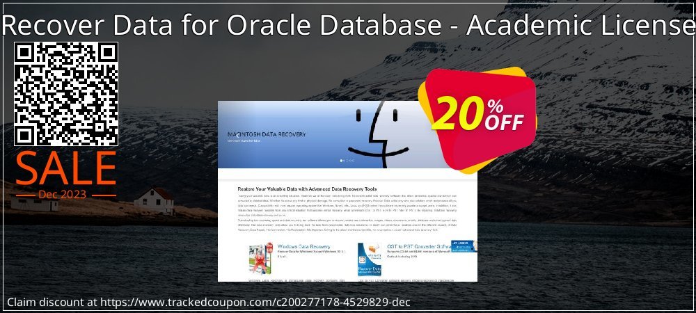 Recover Data for Oracle Database - Academic License coupon on World Password Day offering discount