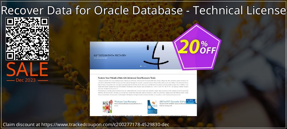Recover Data for Oracle Database - Technical License coupon on National Walking Day offering discount