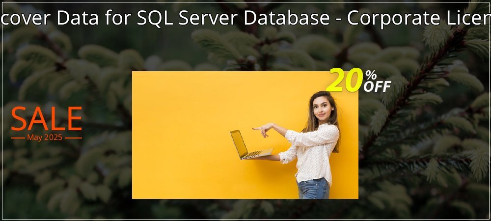 Recover Data for SQL Server Database - Corporate License coupon on National Smile Day promotions