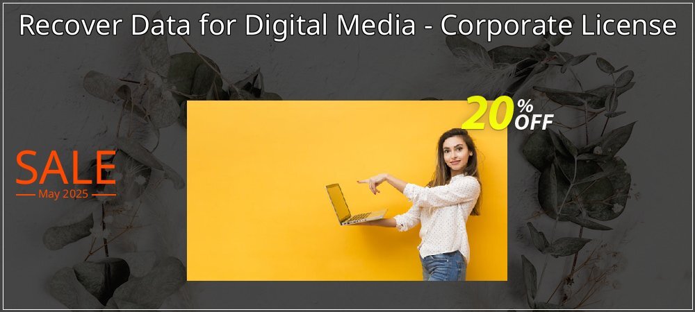 Recover Data for Digital Media - Corporate License coupon on World Backup Day offering sales