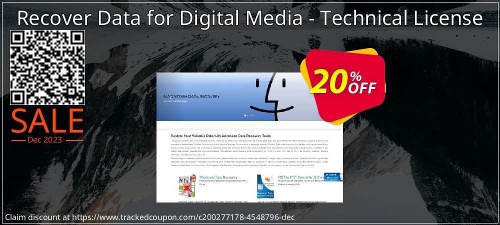 Recover Data for Digital Media - Technical License coupon on World Whisky Day promotions