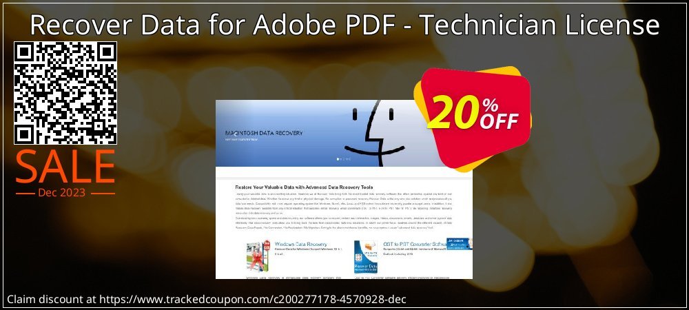 Recover Data for Adobe PDF - Technician License coupon on Virtual Vacation Day discounts