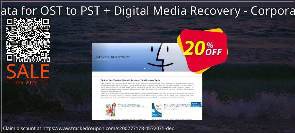 Recover Data for OST to PST + Digital Media Recovery - Corporate License coupon on World Backup Day offer