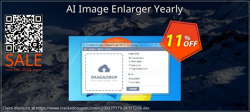 AI Image Enlarger Yearly coupon on Easter Day discount