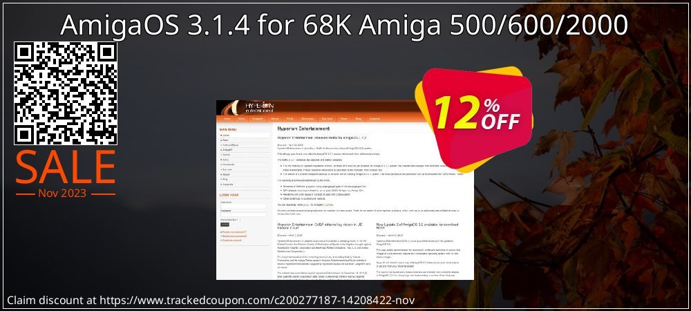 AmigaOS 3.1.4 for 68K Amiga 500/600/2000 coupon on April Fools' Day offering sales