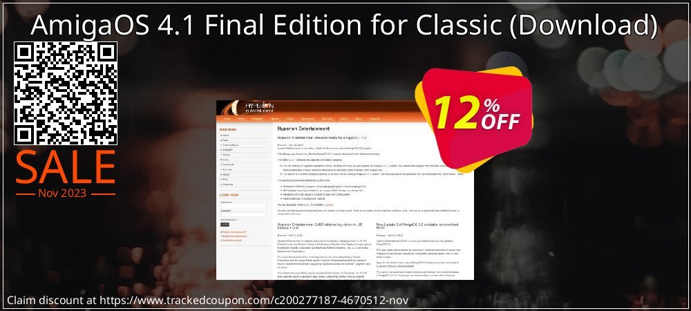 AmigaOS 4.1 Final Edition for Classic - Download  coupon on April Fools' Day discounts