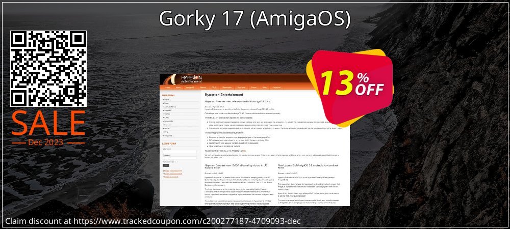 Gorky 17 - AmigaOS  coupon on Easter Day offering sales