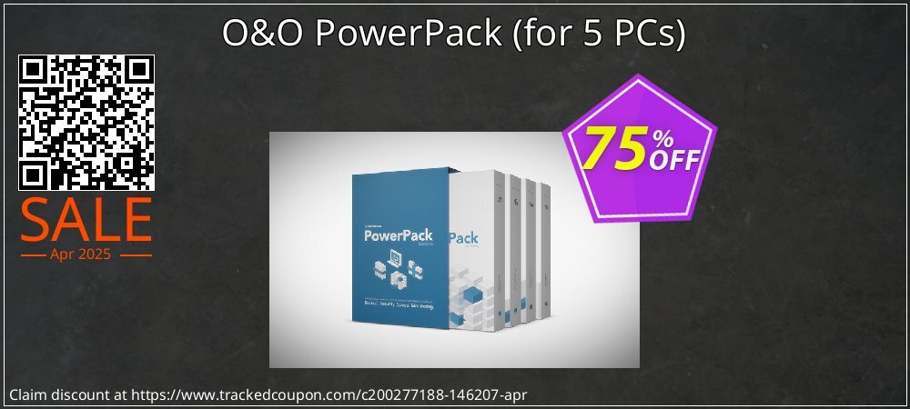 O&O PowerPack - for 5 PCs  coupon on Working Day offering discount