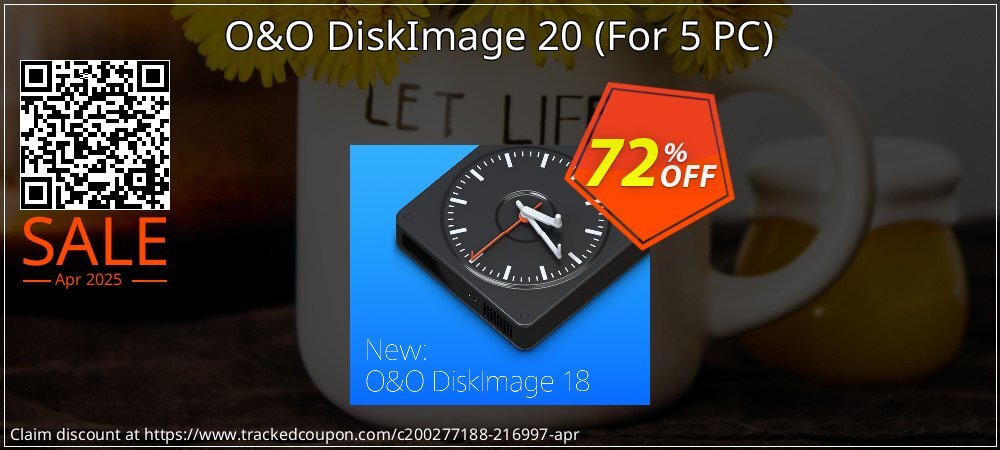 O&O DiskImage 21 Premium - For 5 PC  coupon on Working Day sales