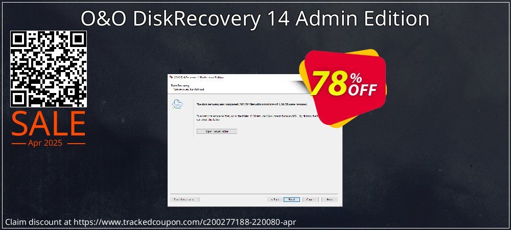 O&O DiskRecovery 14 Admin Edition coupon on Mother Day offering sales