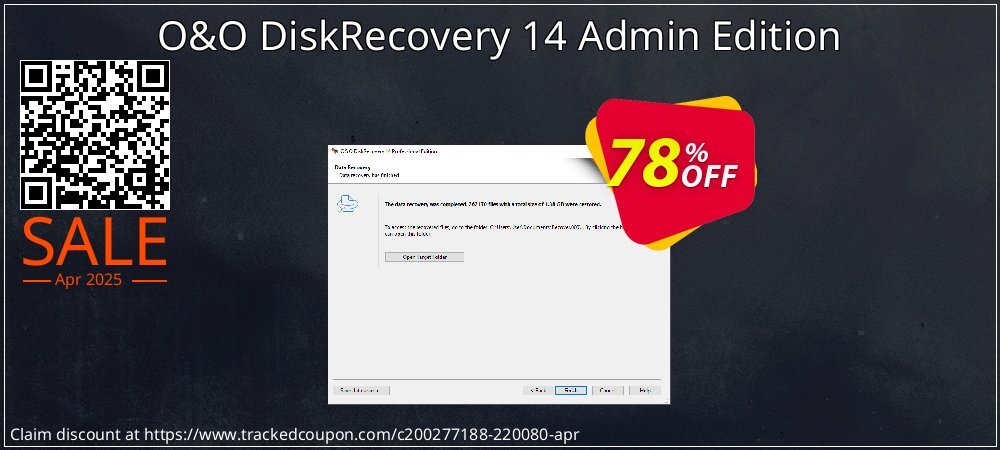 O&O DiskRecovery 14 Admin Edition coupon on Mother's Day offering sales