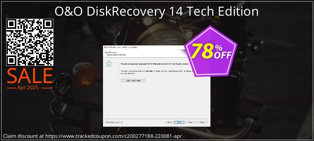 O&O DiskRecovery 14 Tech Edition coupon on Palm Sunday offering discount