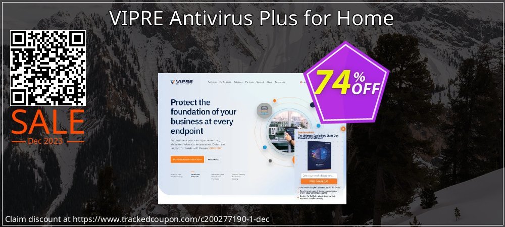 VIPRE Antivirus Plus for Home coupon on World Party Day offering discount