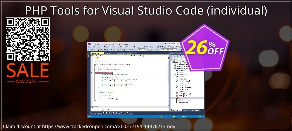 PHP Tools for Visual Studio Code - individual  coupon on Easter Day offering discount