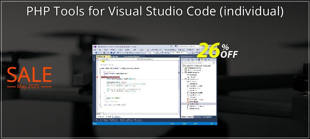 PHP Tools for Visual Studio Code - individual  coupon on Virtual Vacation Day discount