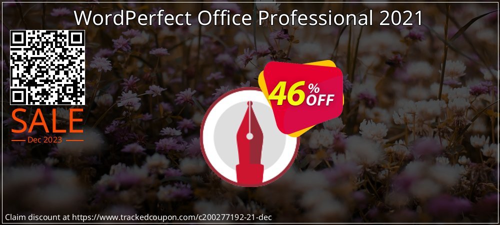 WordPerfect Office Professional 2021 coupon on World Smile Day offering sales