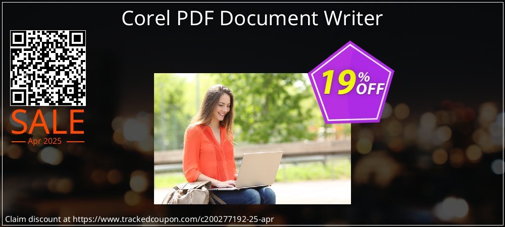 Corel PDF Document Writer coupon on National Walking Day discount