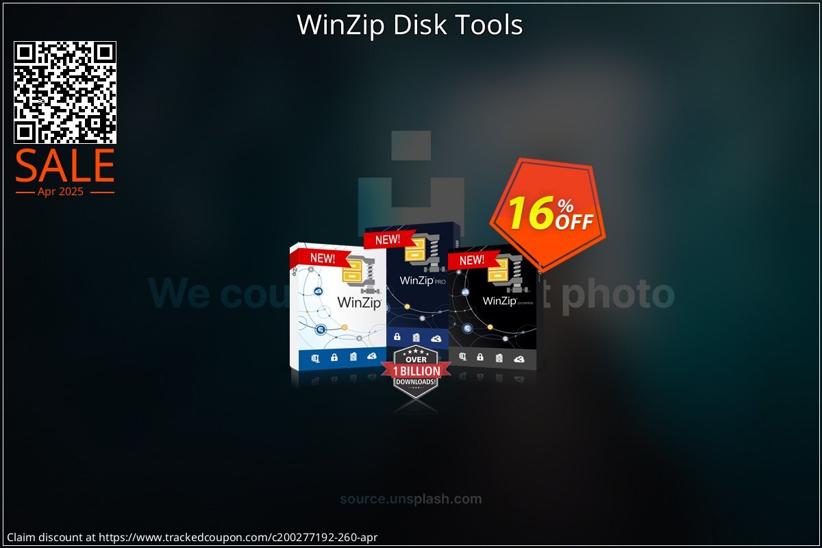 WinZip Disk Tools coupon on National Walking Day offering discount