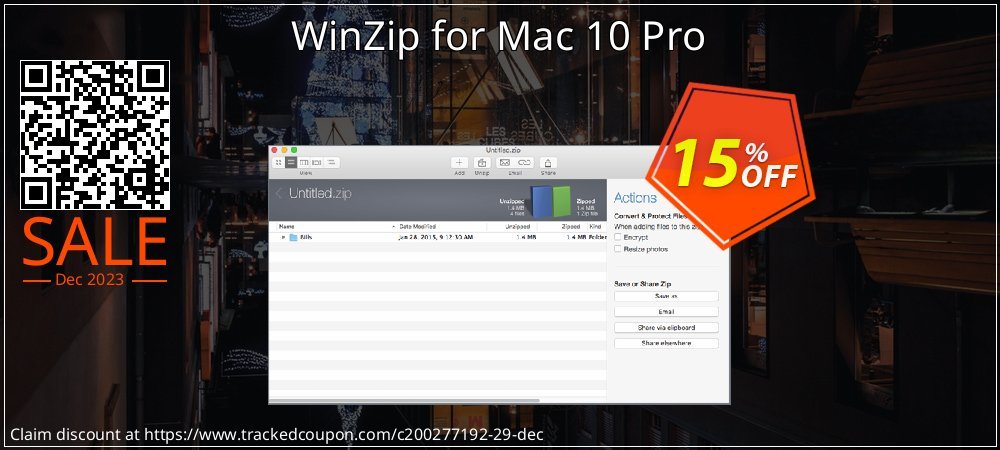 WinZip for Mac 10 Pro coupon on National Pumpkin Day offering discount