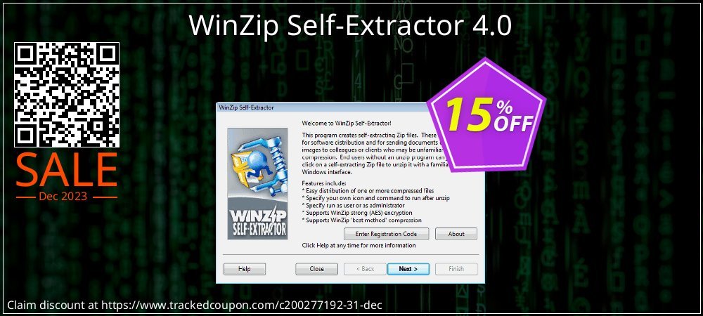 WinZip Self-Extractor 4.0 coupon on All Hallows' evening super sale