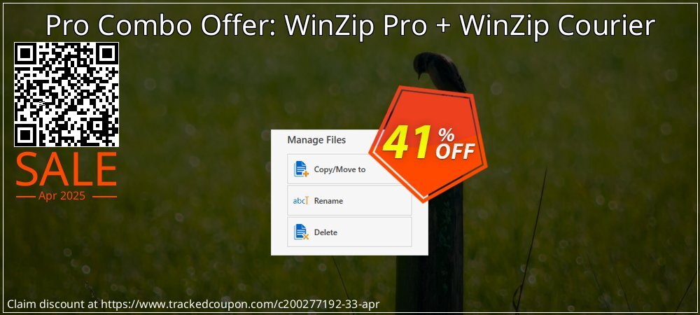 Pro Combo Offer: WinZip Pro + WinZip Courier coupon on Constitution Memorial Day discount