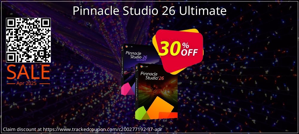 Pinnacle Studio 26 Ultimate coupon on April Fools' Day super sale