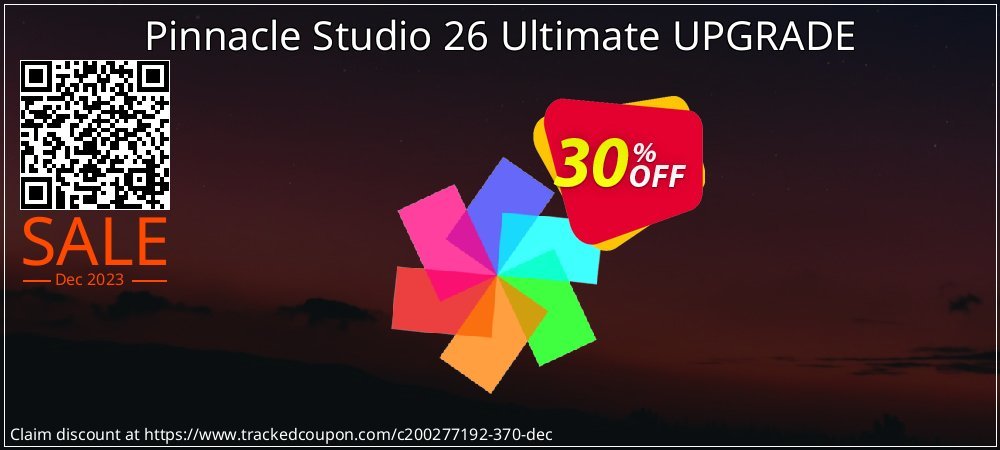 Pinnacle Studio 26 Ultimate UPGRADE coupon on All Saints' Eve discount