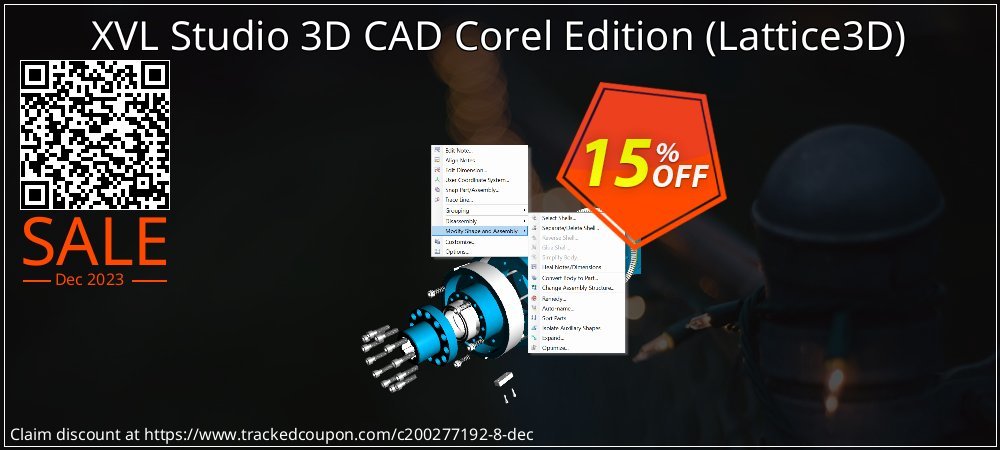 Get 15% OFF XVL Studio 3D CAD Corel Edition (Lattice3D) promo sales