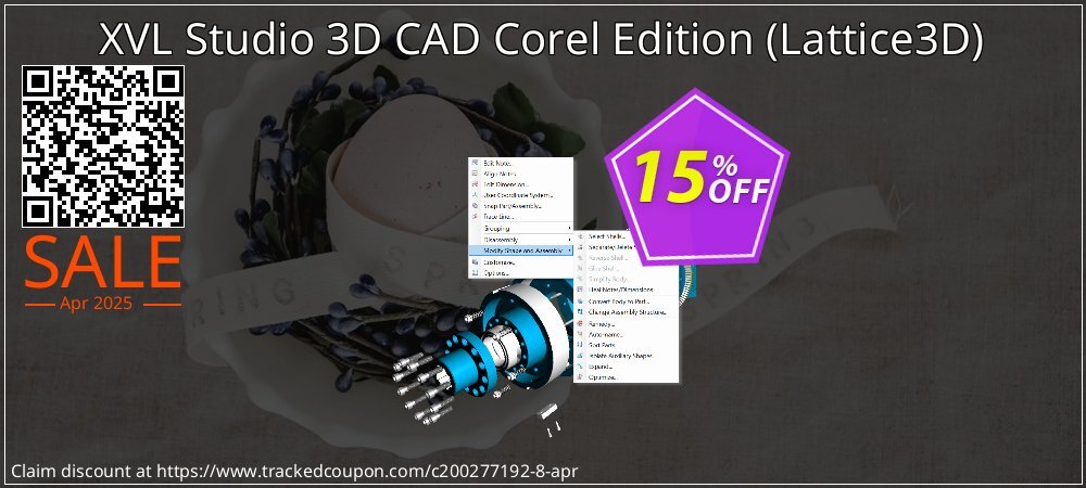 XVL Studio 3D CAD Corel Edition - Lattice3D  coupon on Virtual Vacation Day discount