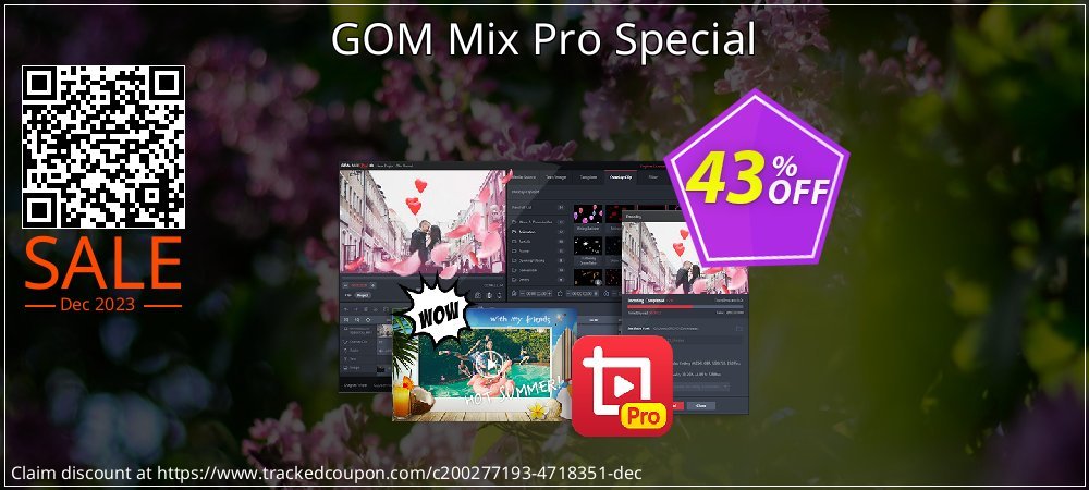 GOM Mix Pro Special coupon on World Party Day promotions
