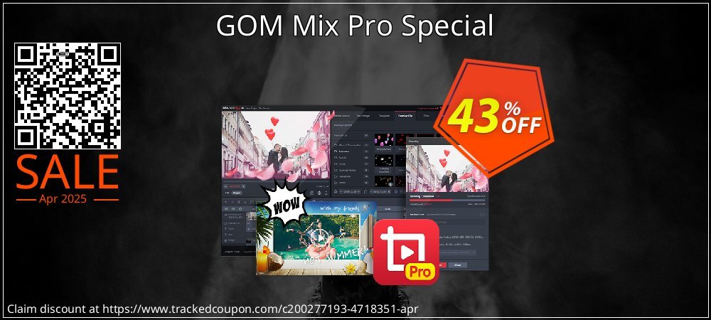 GOM Mix Pro Special coupon on World Party Day promotions