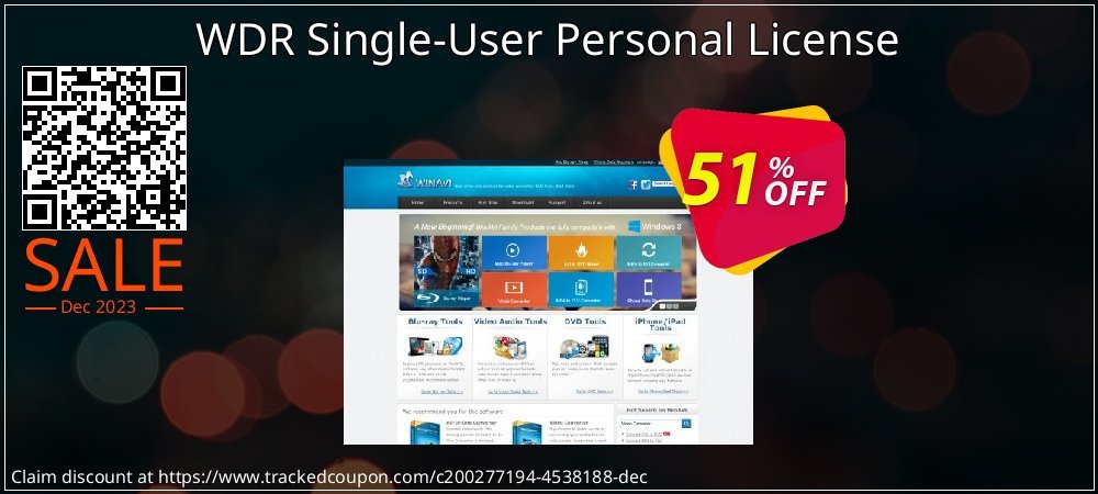 WDR Single-User Personal License coupon on Easter Day promotions