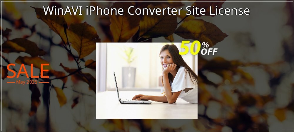 WinAVI iPhone Converter Site License coupon on World Party Day discounts