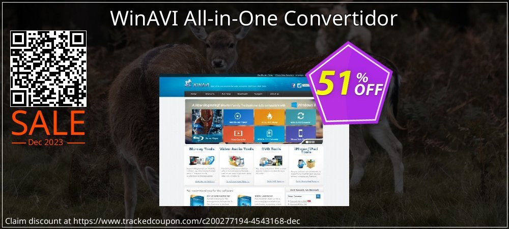 WinAVI All-in-One Convertidor coupon on Virtual Vacation Day deals