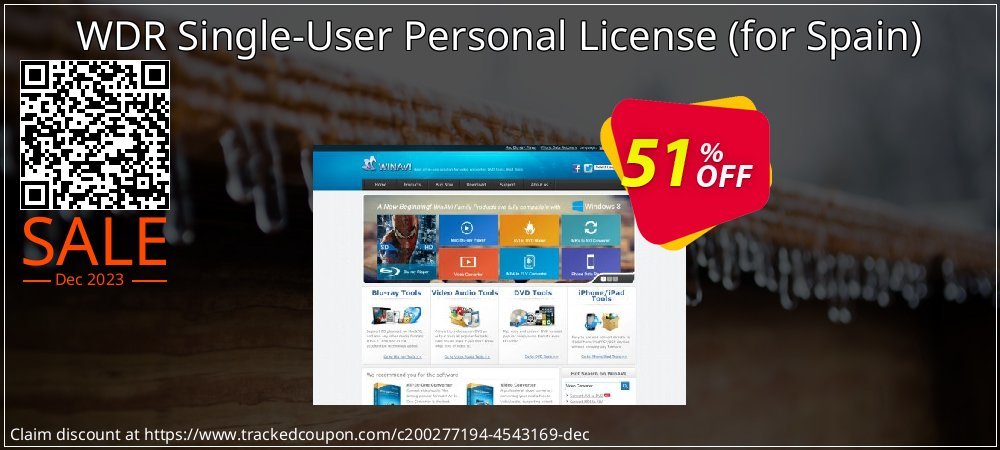 WDR Single-User Personal License - for Spain  coupon on World Password Day offering discount