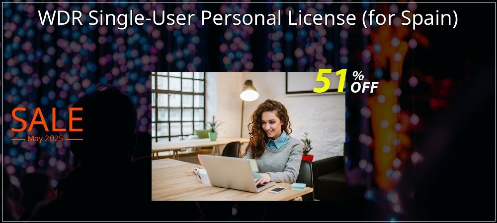 WDR Single-User Personal License - for Spain  coupon on World Password Day offering discount