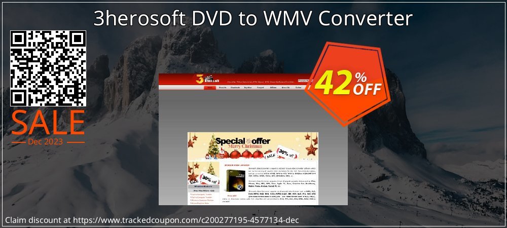 3herosoft DVD to WMV Converter coupon on World Password Day offering discount