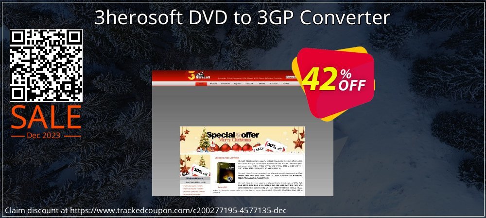 3herosoft DVD to 3GP Converter coupon on National Walking Day offering discount