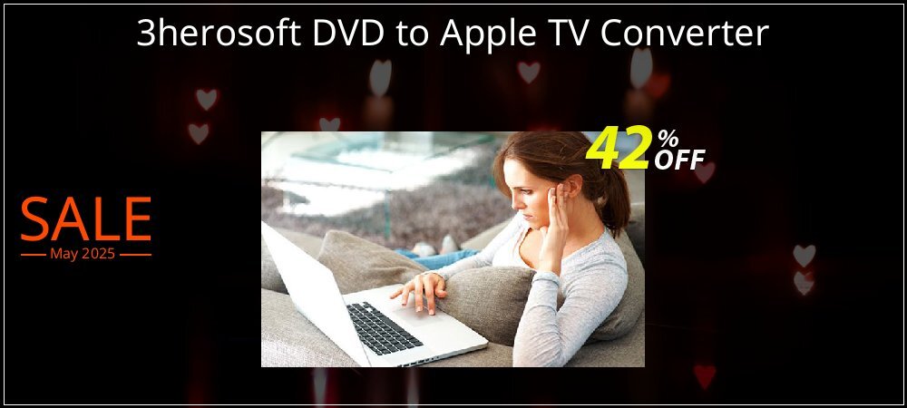 3herosoft DVD to Apple TV Converter coupon on World Whisky Day super sale