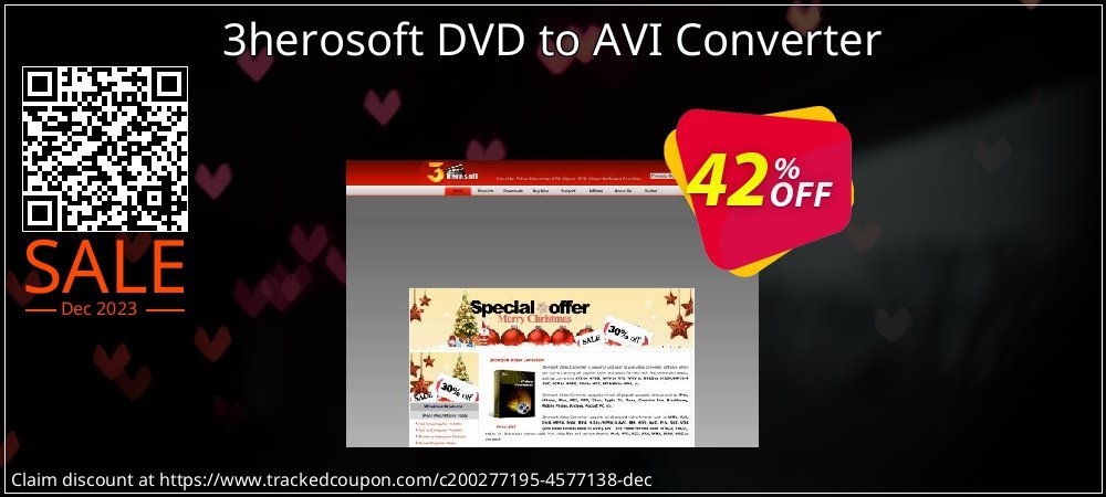 3herosoft DVD to AVI Converter coupon on Easter Day discounts