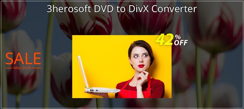 3herosoft DVD to DivX Converter coupon on National Smile Day sales