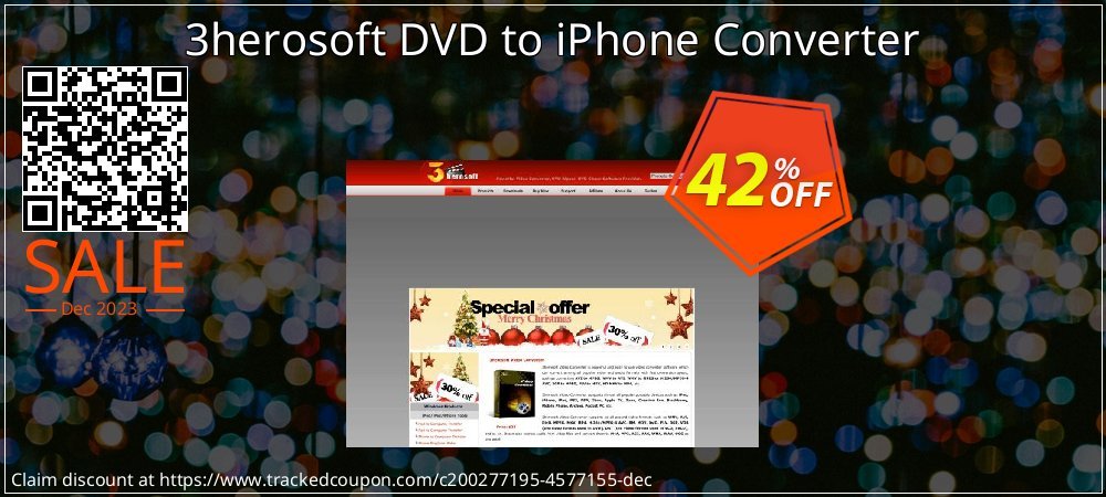 3herosoft DVD to iPhone Converter coupon on National Walking Day super sale