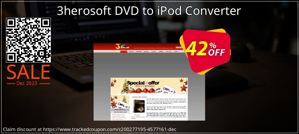 3herosoft DVD to iPod Converter coupon on World Party Day discount