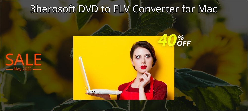 3herosoft DVD to FLV Converter for Mac coupon on National Smile Day offer