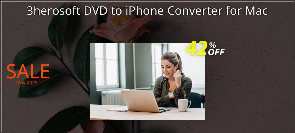 3herosoft DVD to iPhone Converter for Mac coupon on April Fools' Day offering discount