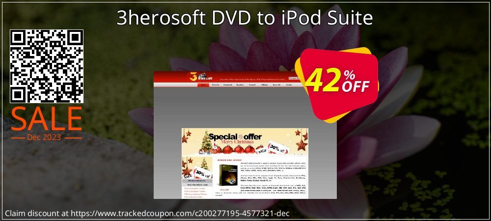 3herosoft DVD to iPod Suite coupon on World Party Day deals